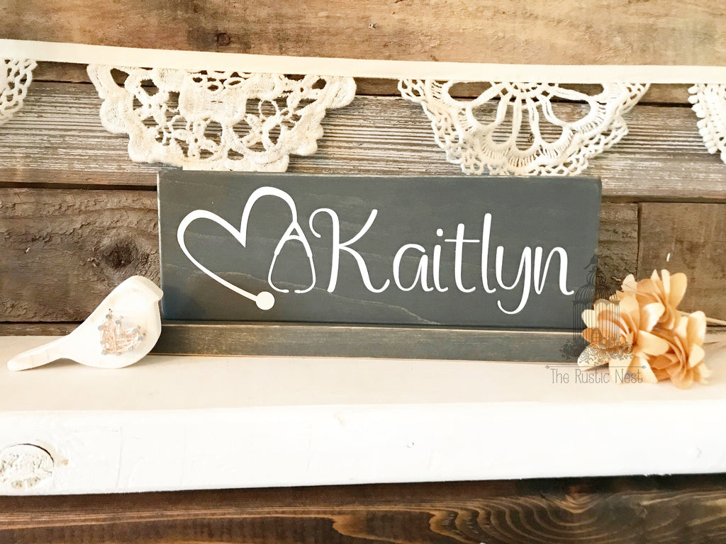 Nurse name tag sign | Doctor name tag sign | Nurse gift | Doctor Gift | Gift for Nurse | Gift for Nurse | Personalized Nurse gift