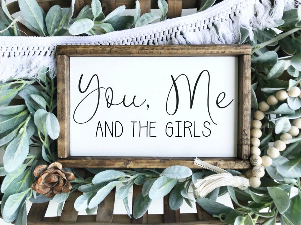 You me and the boys Sign | You me and the girls Sign | Family Sign | Family Room Sign