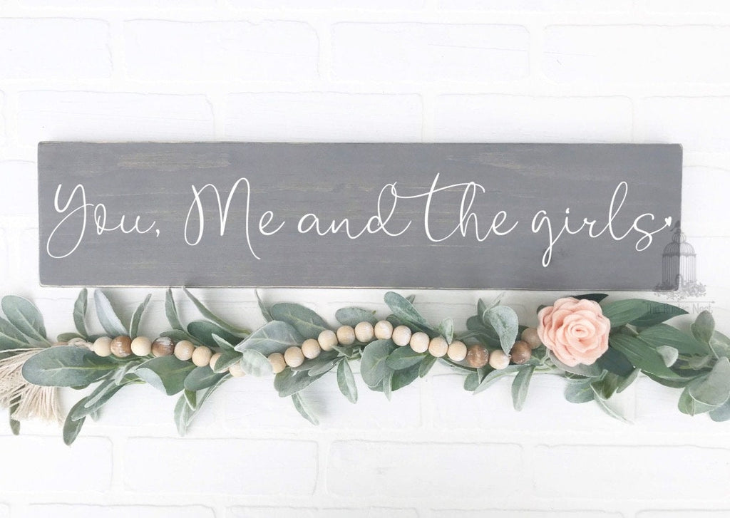 You me and the boys Sign | You me and the girls Sign | Family Sign | Family Room Sign