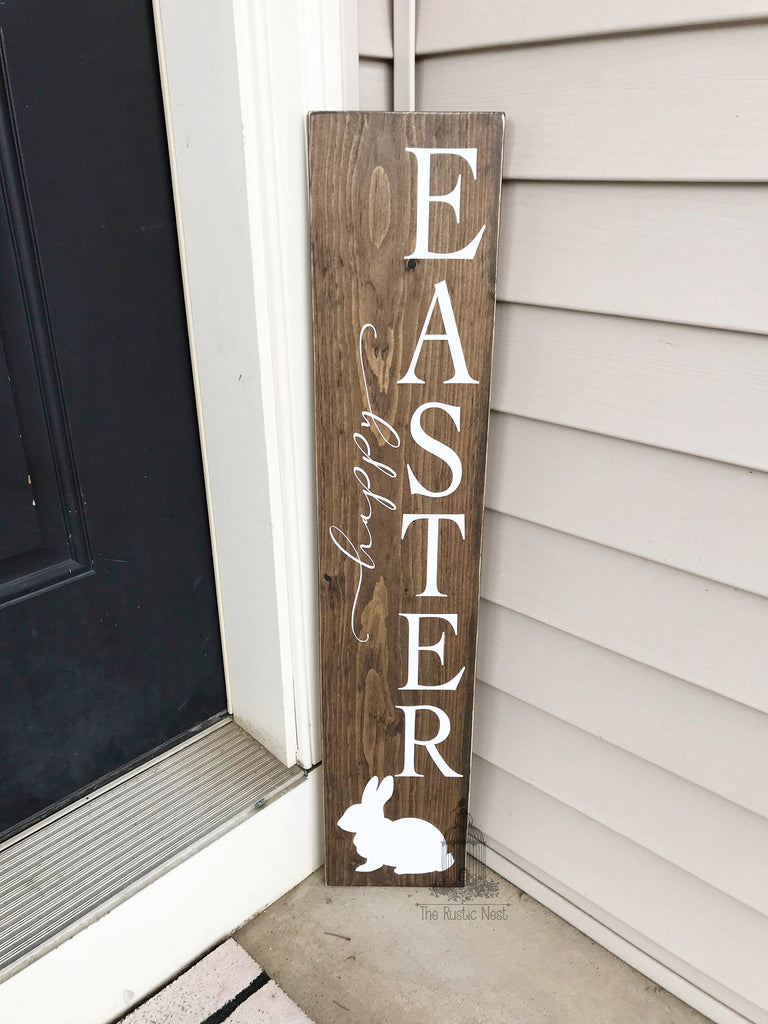 Happy Easter Porch Sign | Spring Sign | Easter Decor | Happy Easter Sign | Easter Porch Sign | Wooden Easter Sign | Easter Bunny Sign