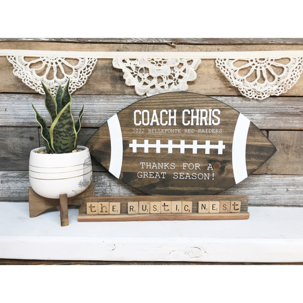 Football Coach Gift | End of Season Coach Gift | Best Coach Gift | Coach Appreciation Gift | Coach Thank you Gift | Personalized Coach Gift