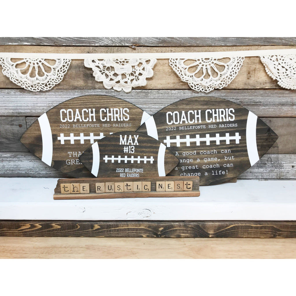 Football Coach Gift | End of Season Coach Gift | Best Coach Gift | Coach Appreciation Gift | Coach Thank you Gift | Personalized Coach Gift