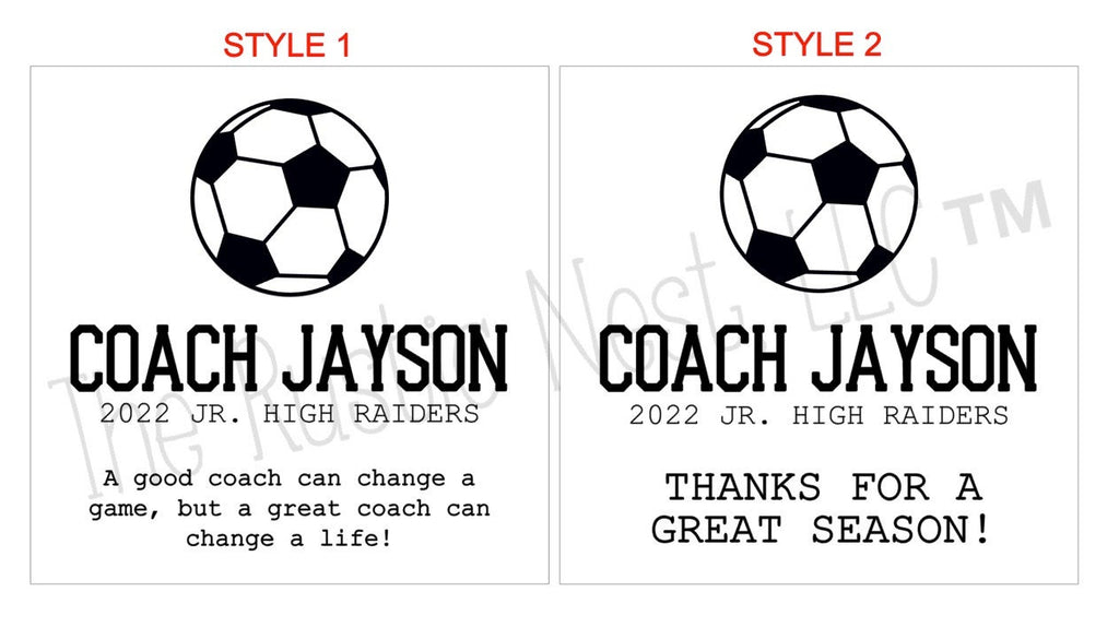 Soccer Coach Gift | End of Season Coach Gift | Best Coach Gift | Coach Appreciation Gift | Coach Thank you Gift | Personalized Coach Gift