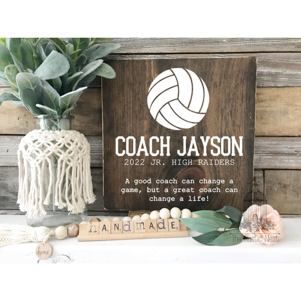 Volleyball Coach Gift | End of Season Coach Gift | Coach Gift | Coach Appreciation Gift | Coach Thank you Gift | Personalized Coach Gift