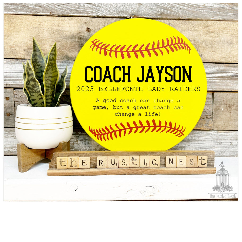 Baseball Coach Gift | Softball Coach Gift | Graduation Gift | End of Season Coach Gift | Best Coach Gift | Coach Appreciation Gift