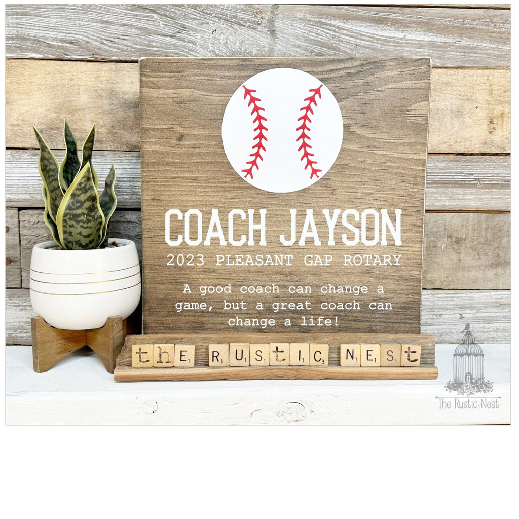 Baseball Coach Gift | Softball Coach Gift | End of Season Gift | Coach Gift | Coach Appreciation | Coach Thank you | Personalized Gift