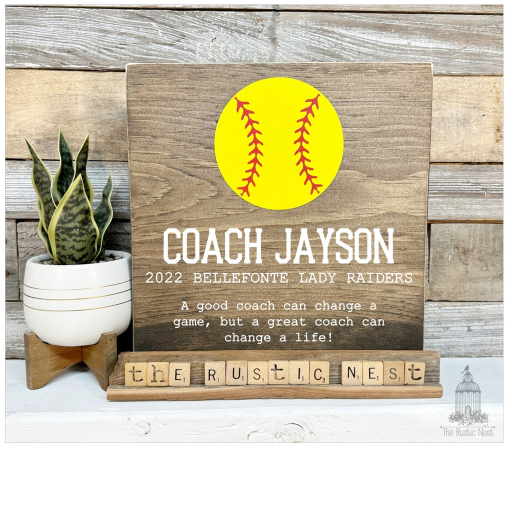 Baseball Coach Gift | Softball Coach Gift | End of Season Gift | Coach Gift | Coach Appreciation | Coach Thank you | Personalized Gift