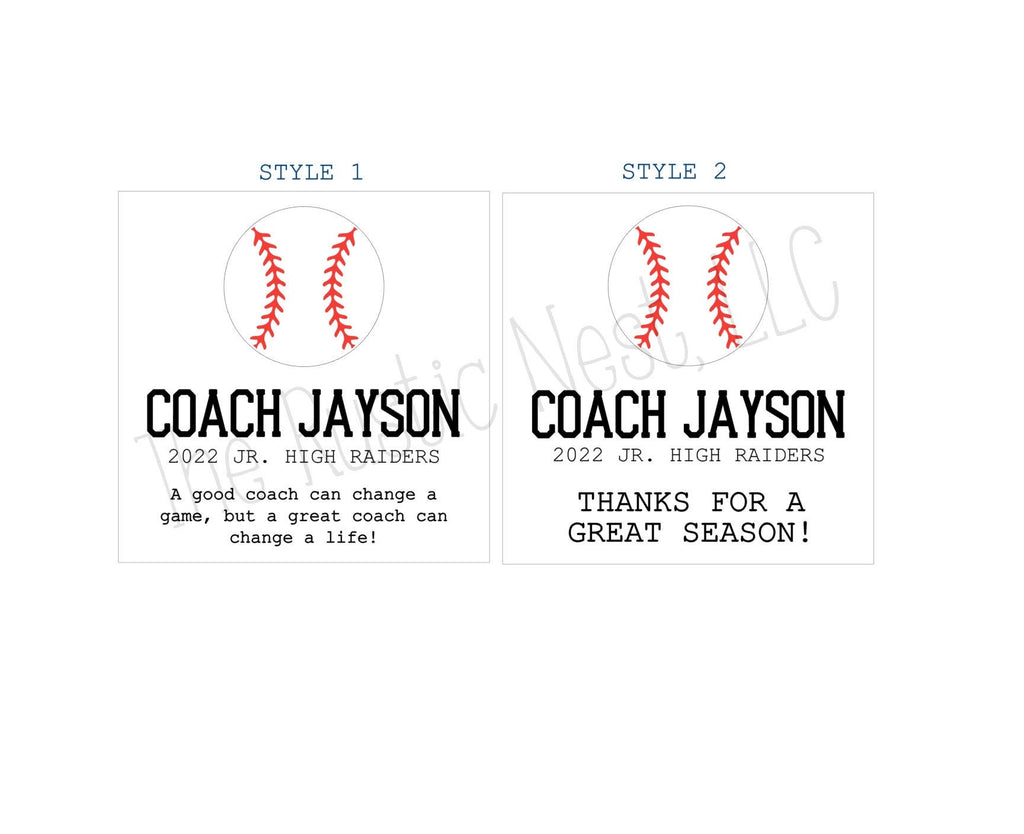 Baseball Coach Gift | Softball Coach Gift | End of Season Gift | Coach Gift | Coach Appreciation | Coach Thank you | Personalized Gift