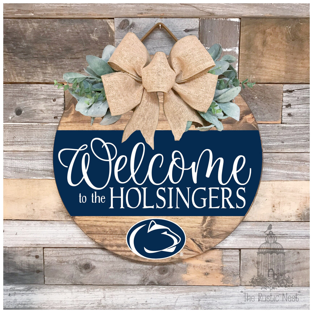 We Are Penn State Door Hanger | Penn State Sign | We Are Sign | Penn State Football | Nittany Lions Sign | PSU | Penn State Merch | WE ARE