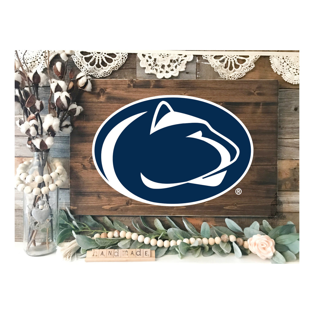 Penn State Sign | We Are Sign | Nittany Lions Sign | PSU | Penn State Merch | WE ARE | Penn State Logo Sign | Penn State Nittany Lions