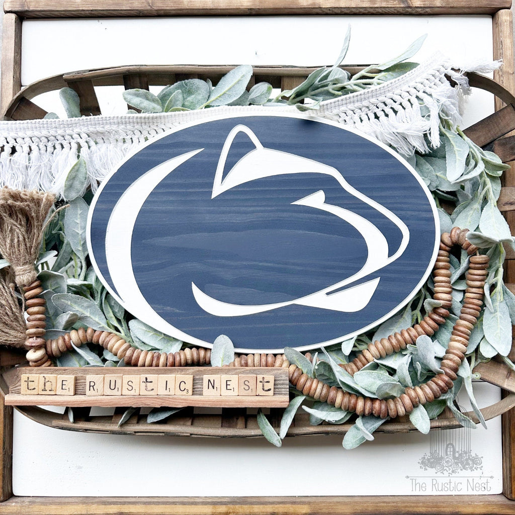 Penn State Sign | We Are Sign | Nittany Lions Sign | PSU | Pennsylvania Sign | WE ARE | Penn State Logo Sign | Penn State Nittany Lions