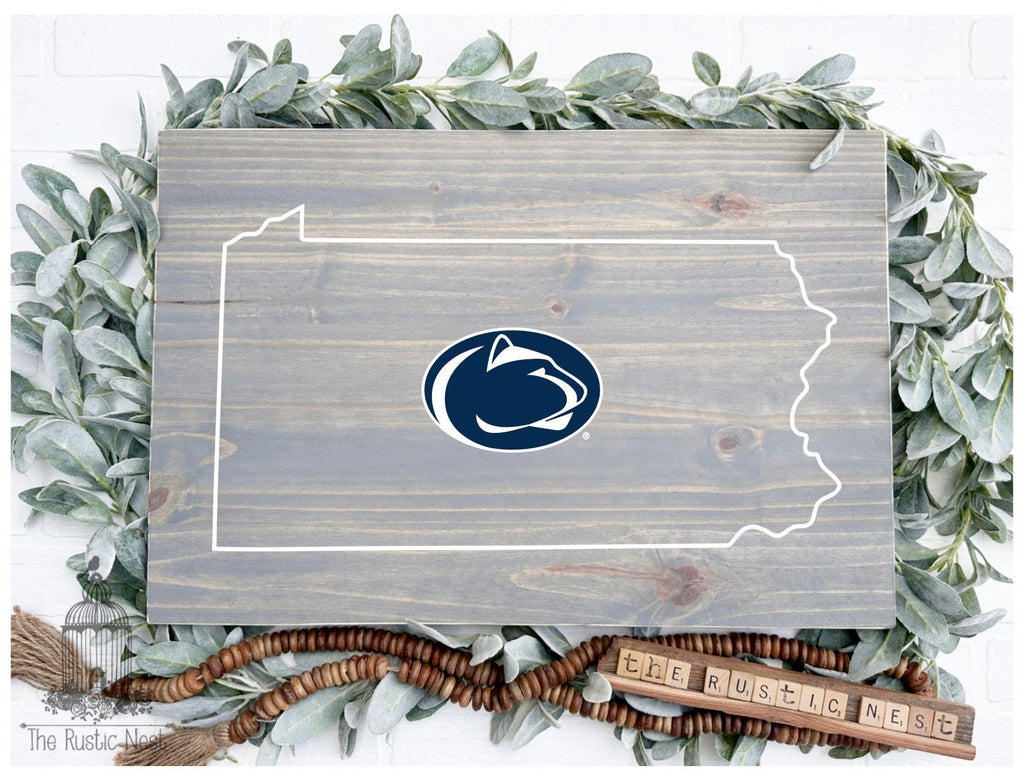 Penn State Sign | We Are Sign | Nittany Lions Sign | PSU | Pennsylvania Sign | WE ARE | Penn State Logo Sign | Penn State Nittany Lions