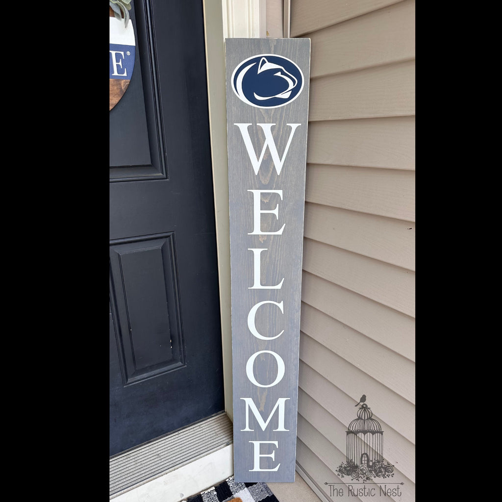 Penn State Front Porch Sign | We Are | Nittany Lions | PSU | Pennsylvania Sign | WE ARE | Penn State Logo Sign | Penn State Nittany Lions