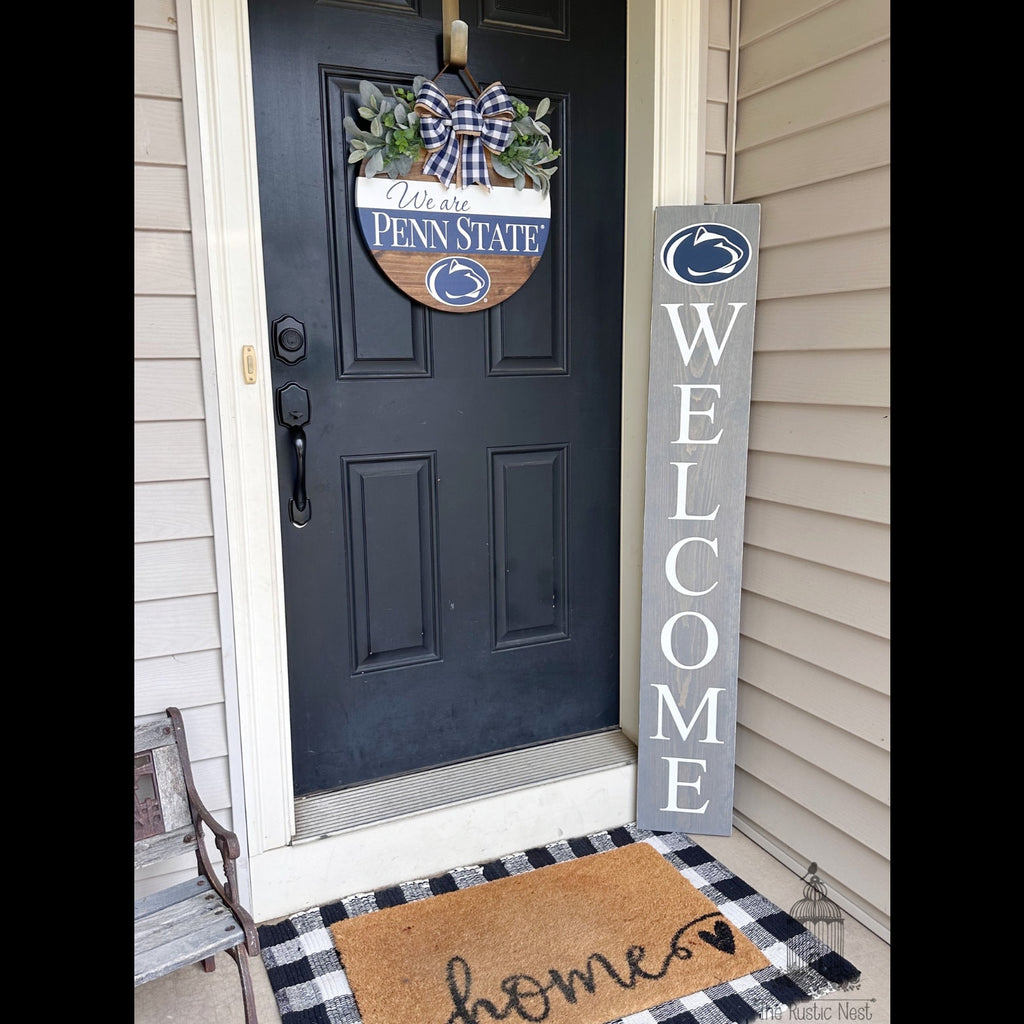 Penn State Front Porch Sign | We Are | Nittany Lions | PSU | Pennsylvania Sign | WE ARE | Penn State Logo Sign | Penn State Nittany Lions