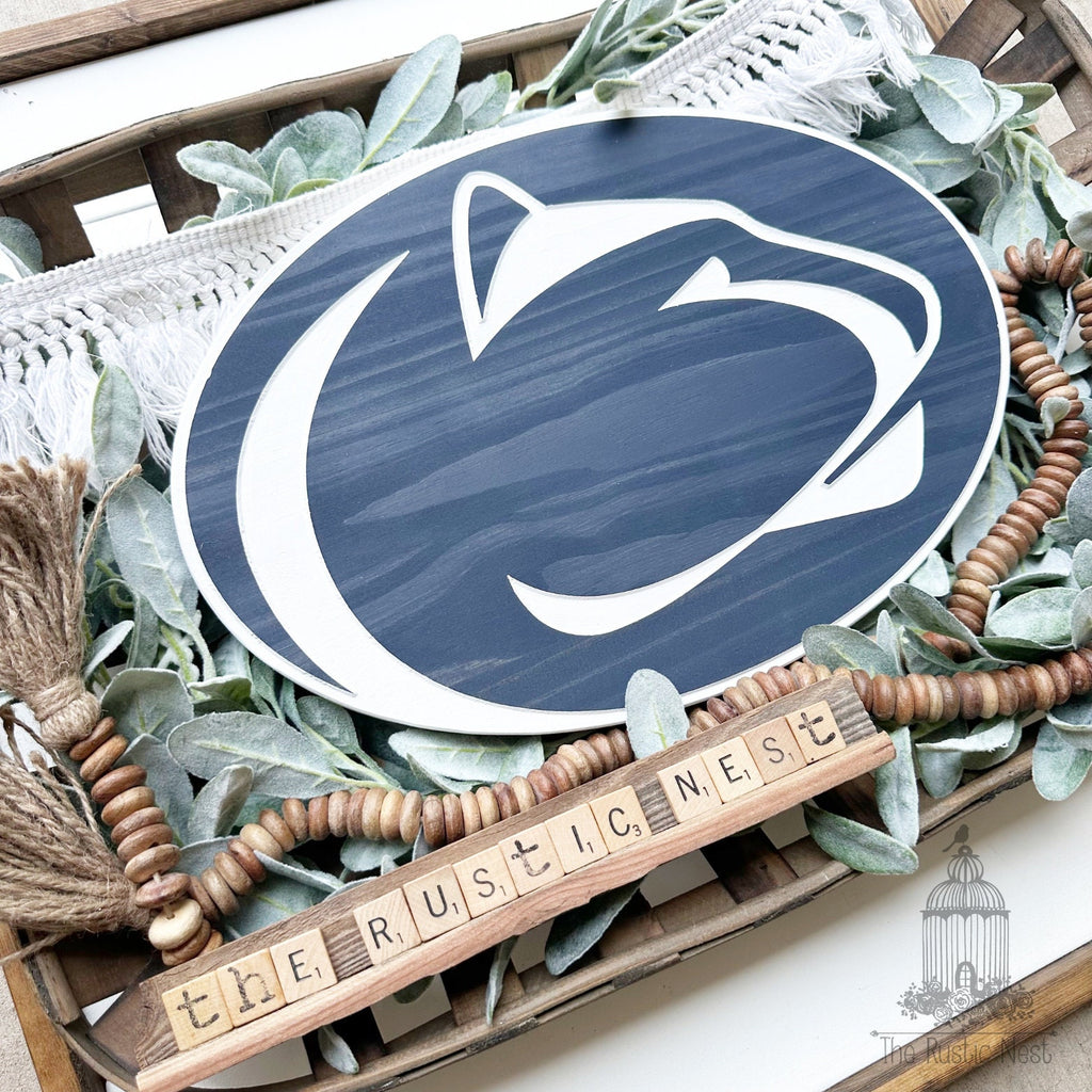 Penn State Sign | We Are Sign | Nittany Lions Sign | PSU | Pennsylvania Sign | WE ARE | Penn State Logo Sign | Penn State Nittany Lions