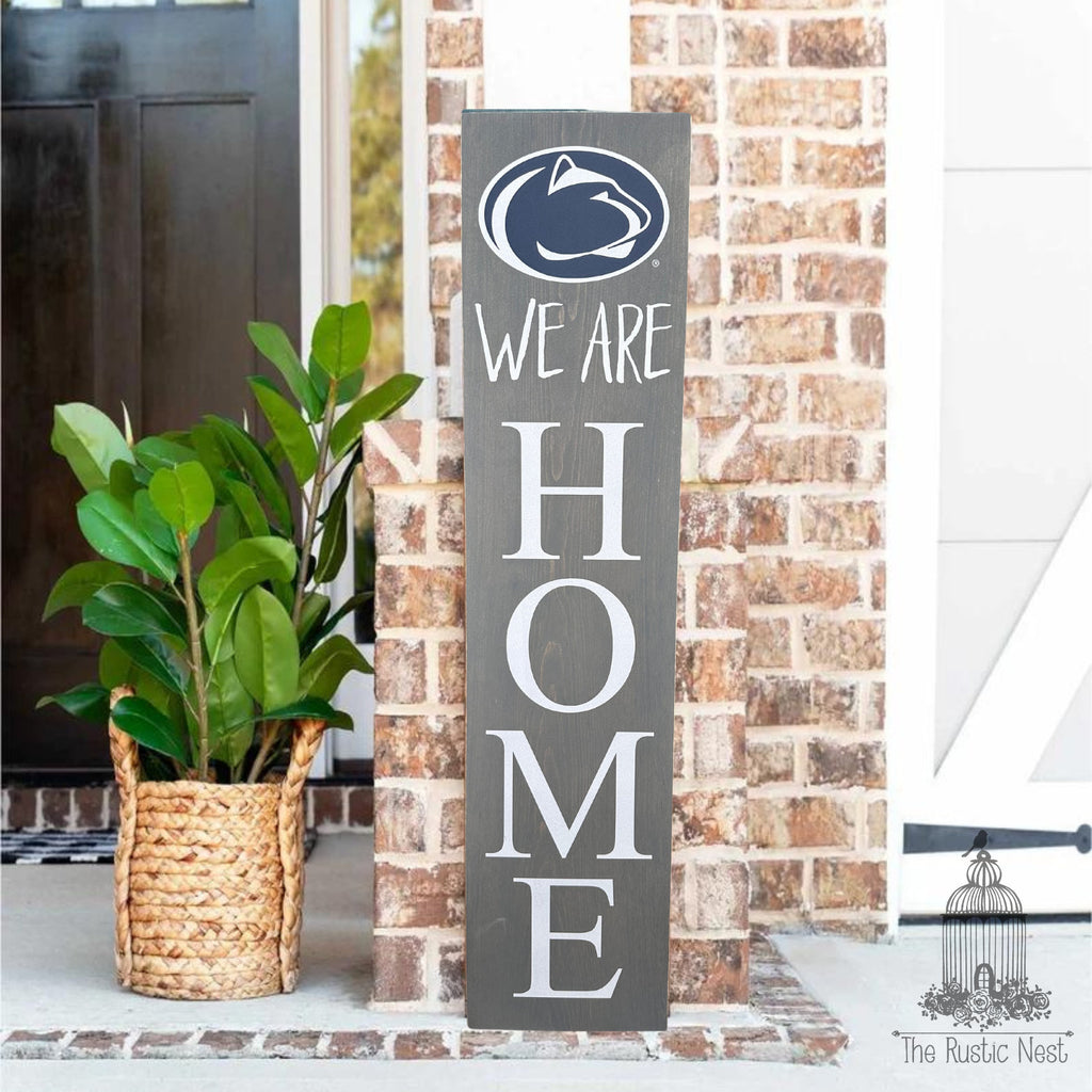 Penn State Front Porch Sign | We Are | Nittany Lions | PSU | Pennsylvania Sign | WE ARE | Penn State Logo Sign | Penn State Nittany Lions