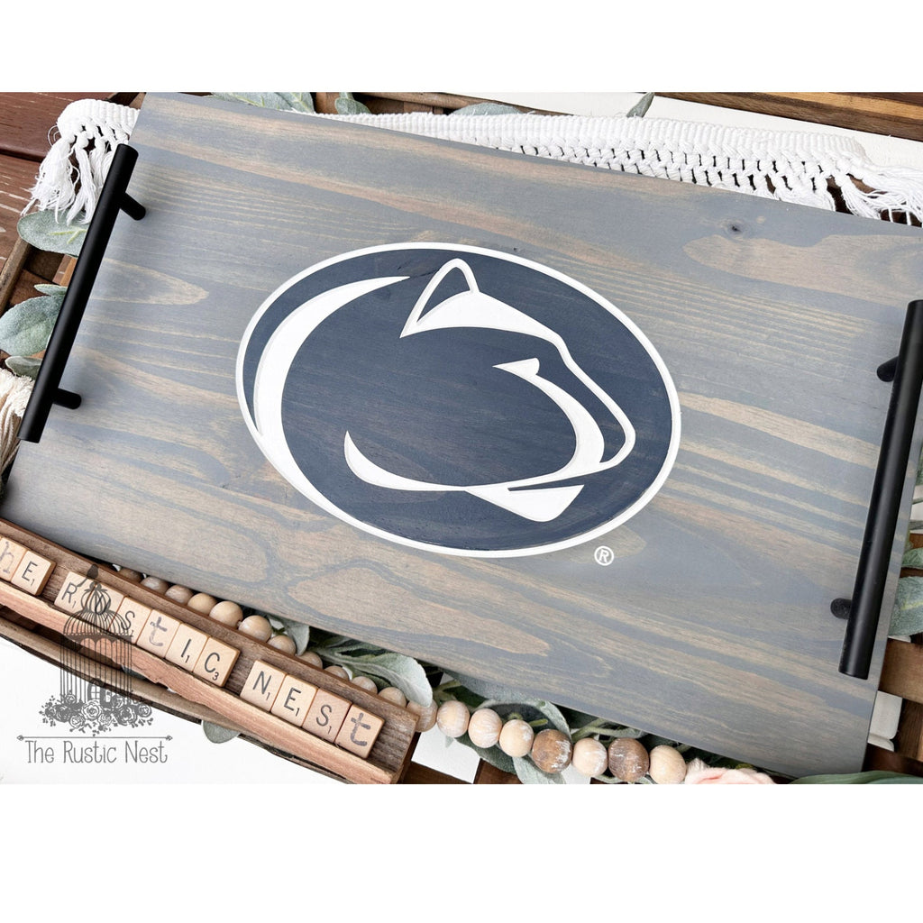 Penn State Engraved Serving Tray | We Are Sign | Nittany Lions Tray | PSU | WE ARE | Penn State Logo Tray | Penn State Nittany Lions