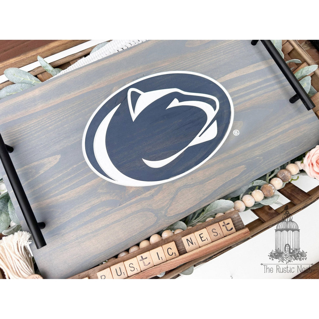 Penn State Engraved Serving Tray | We Are Sign | Nittany Lions Tray | PSU | WE ARE | Penn State Logo Tray | Penn State Nittany Lions