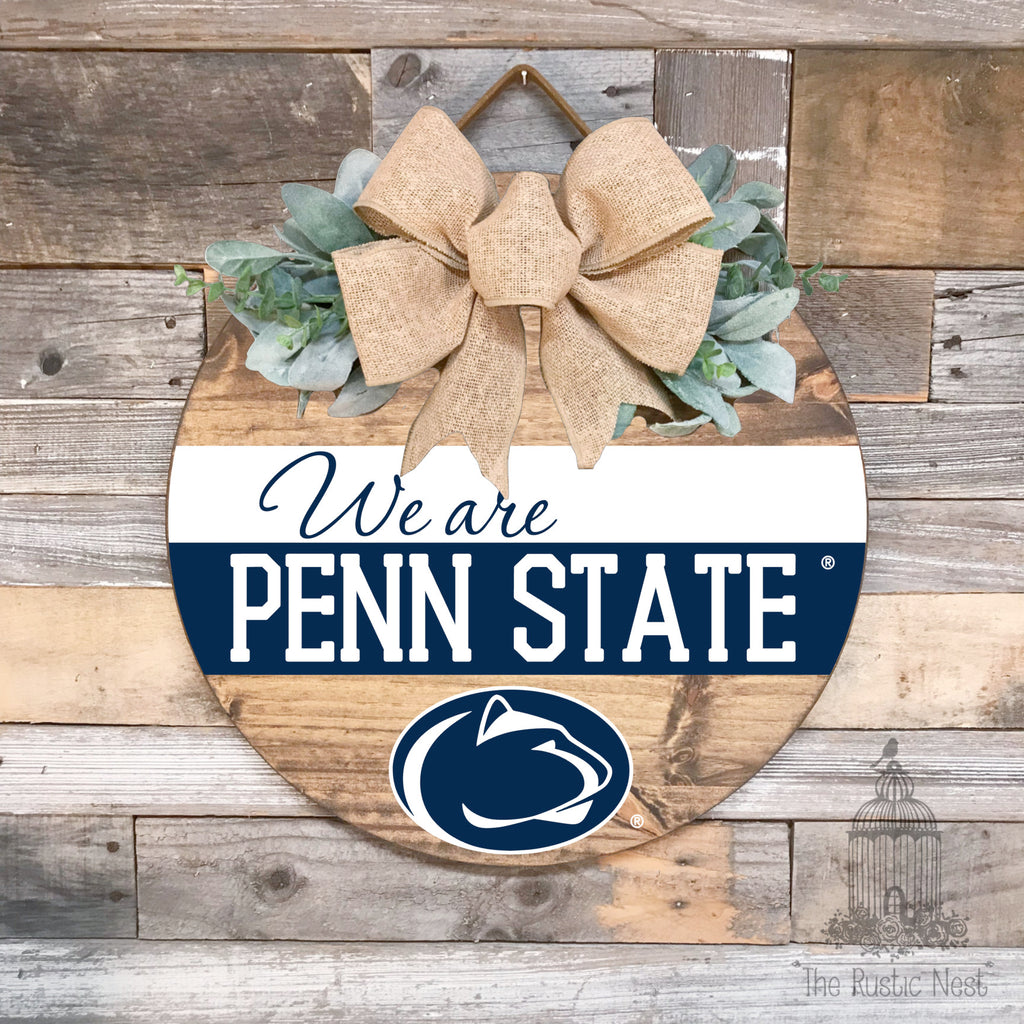 We Are Penn State Door Hanger | Penn State Sign | We Are Sign | Penn State Football | Nittany Lions Sign | PSU | Penn State Merch | WE ARE