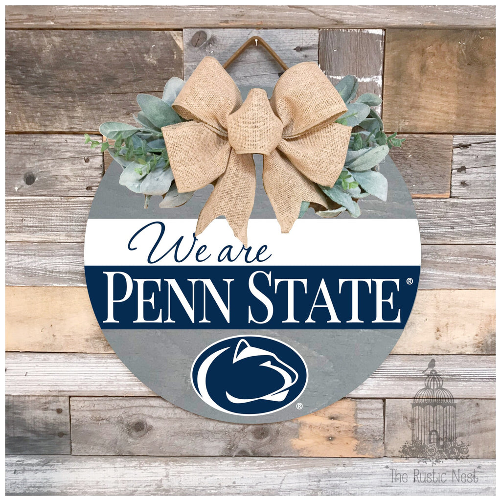 We Are Penn State Door Hanger | Penn State Sign | We Are Sign | Penn State Football | Nittany Lions Sign | PSU | Penn State Merch | WE ARE