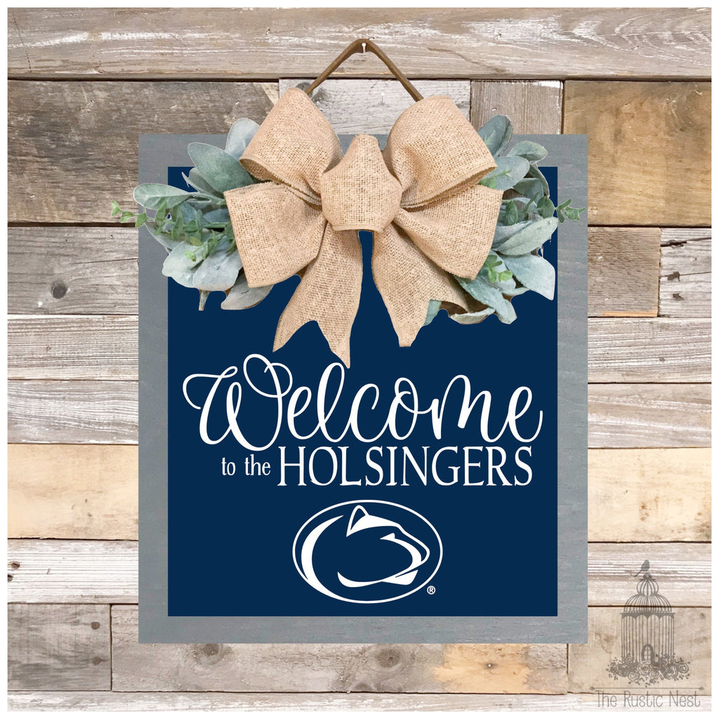 We Are Penn State Door Hanger | Penn State Sign | We Are Sign | Penn State Football | Nittany Lions Sign | PSU | Penn State Merch | WE ARE