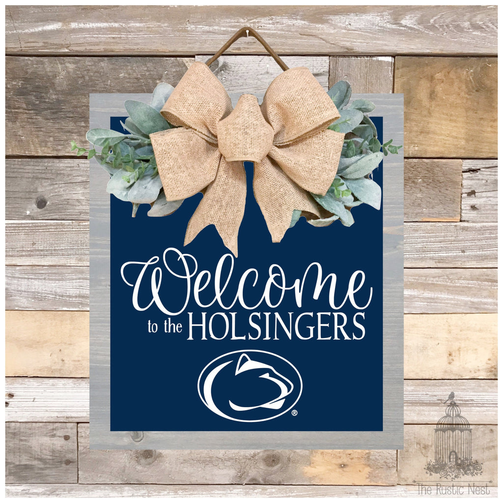 We Are Penn State Door Hanger | Penn State Sign | We Are Sign | Penn State Football | Nittany Lions Sign | PSU | Penn State Merch | WE ARE