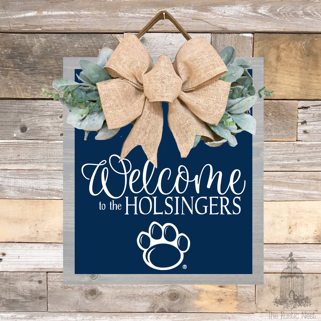 We Are Penn State Door Hanger | Penn State Sign | We Are Sign | Penn State Football | Nittany Lions Sign | PSU | Penn State Merch | WE ARE