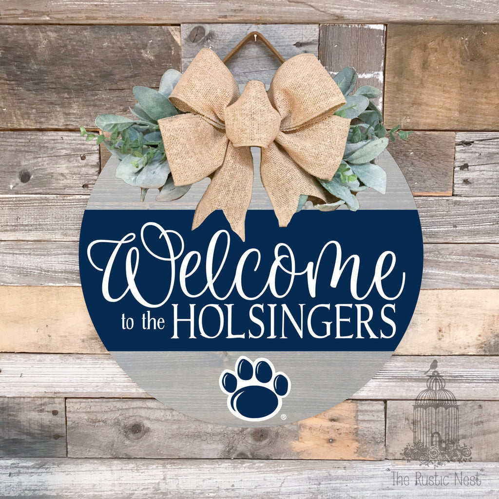 We Are Penn State Door Hanger | Penn State Sign | We Are Sign | Penn State Football | Nittany Lions Sign | PSU | Penn State Merch | WE ARE