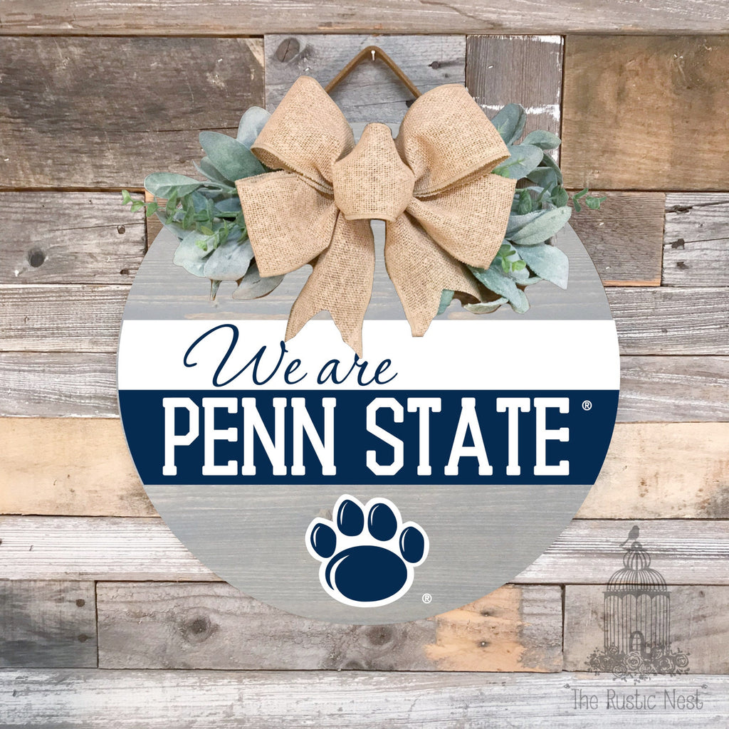 We Are Penn State Door Hanger | Penn State Sign | We Are Sign | Penn State Football | Nittany Lions Sign | PSU | Penn State Merch | WE ARE