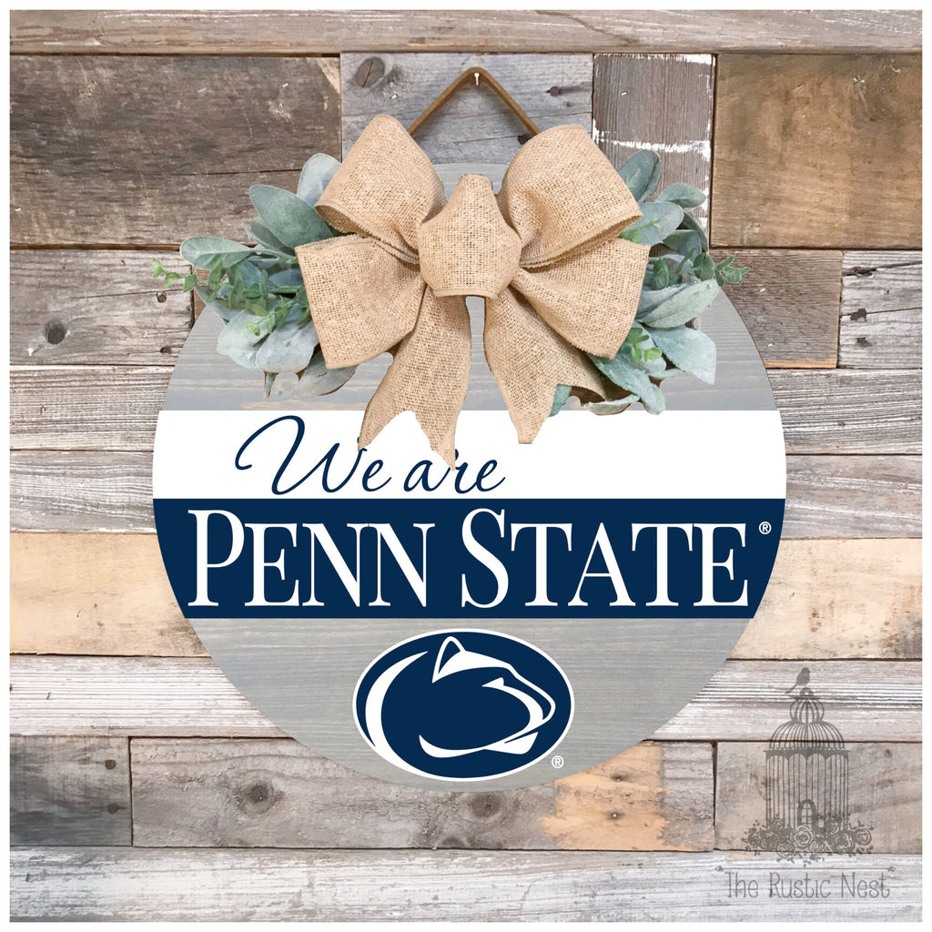 We Are Penn State Door Hanger | Penn State Sign | We Are Sign | Penn State Football | Nittany Lions Sign | PSU | Penn State Merch | WE ARE