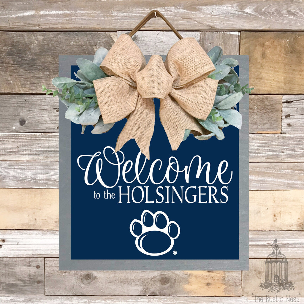 We Are Penn State Door Hanger | Penn State Sign | We Are Sign | Penn State Football | Nittany Lions Sign | PSU | Penn State Merch | WE ARE