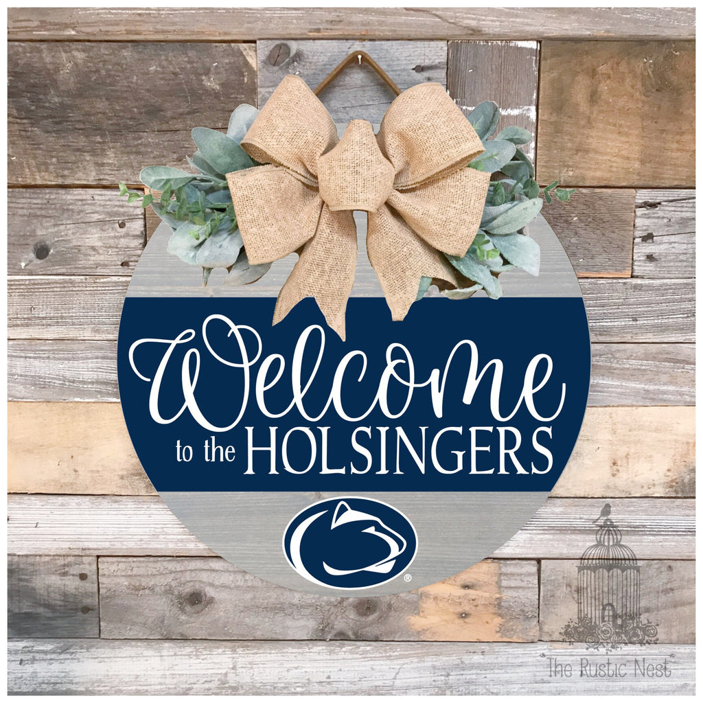 We Are Penn State Door Hanger | Penn State Sign | We Are Sign | Penn State Football | Nittany Lions Sign | PSU | Penn State Merch | WE ARE