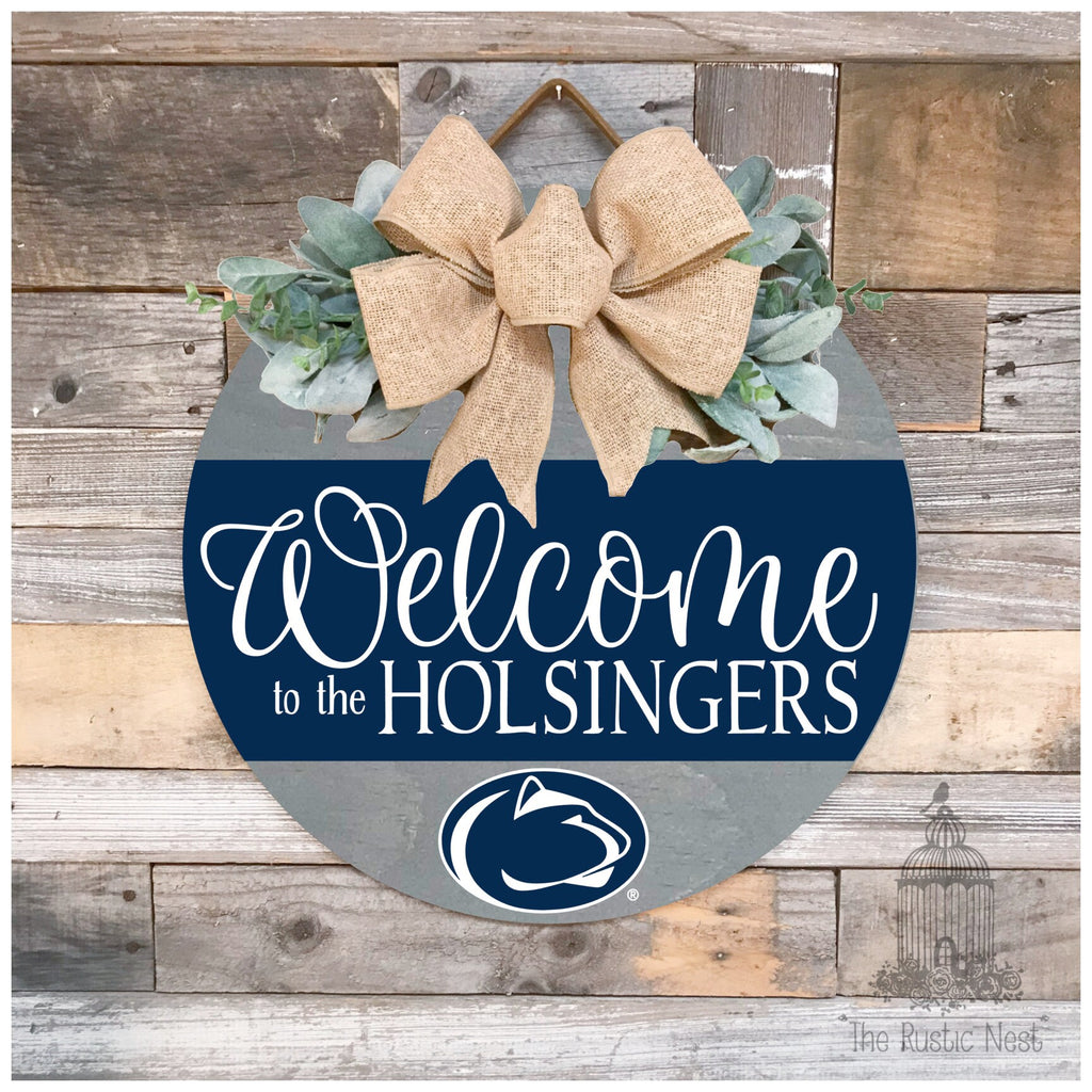 We Are Penn State Door Hanger | Penn State Sign | We Are Sign | Penn State Football | Nittany Lions Sign | PSU | Penn State Merch | WE ARE