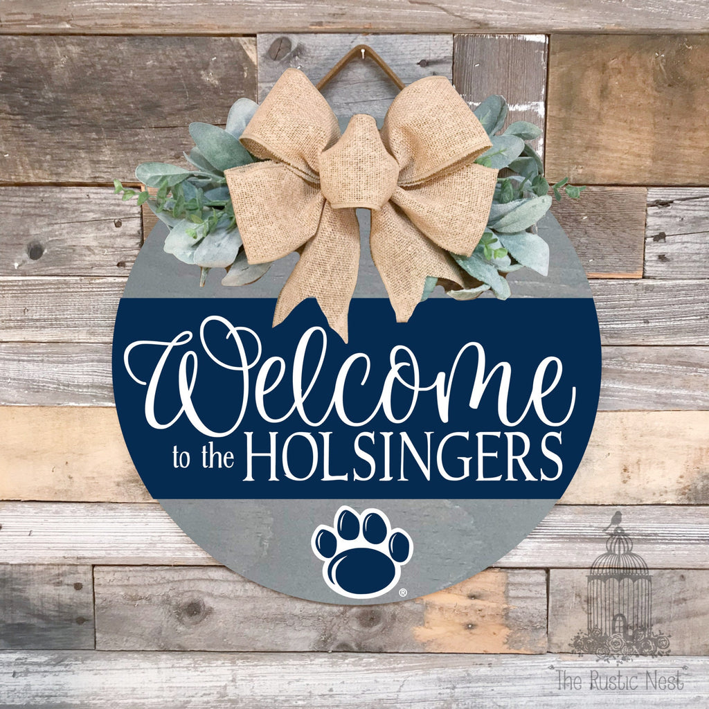 We Are Penn State Door Hanger | Penn State Sign | We Are Sign | Penn State Football | Nittany Lions Sign | PSU | Penn State Merch | WE ARE