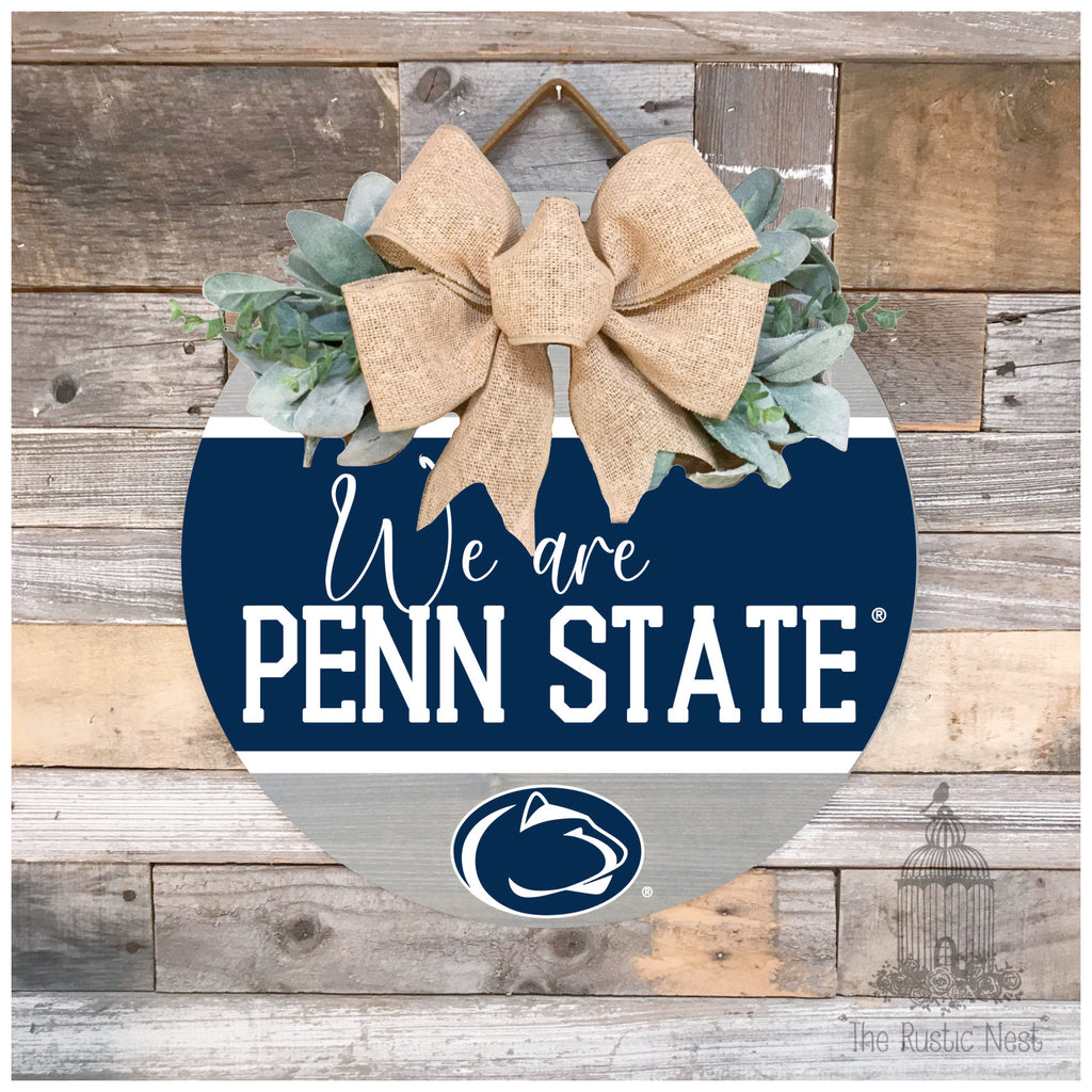 We Are Penn State Door Hanger | Penn State Sign | We Are Sign | Penn State Football | Nittany Lions Sign | PSU | Penn State Merch | WE ARE