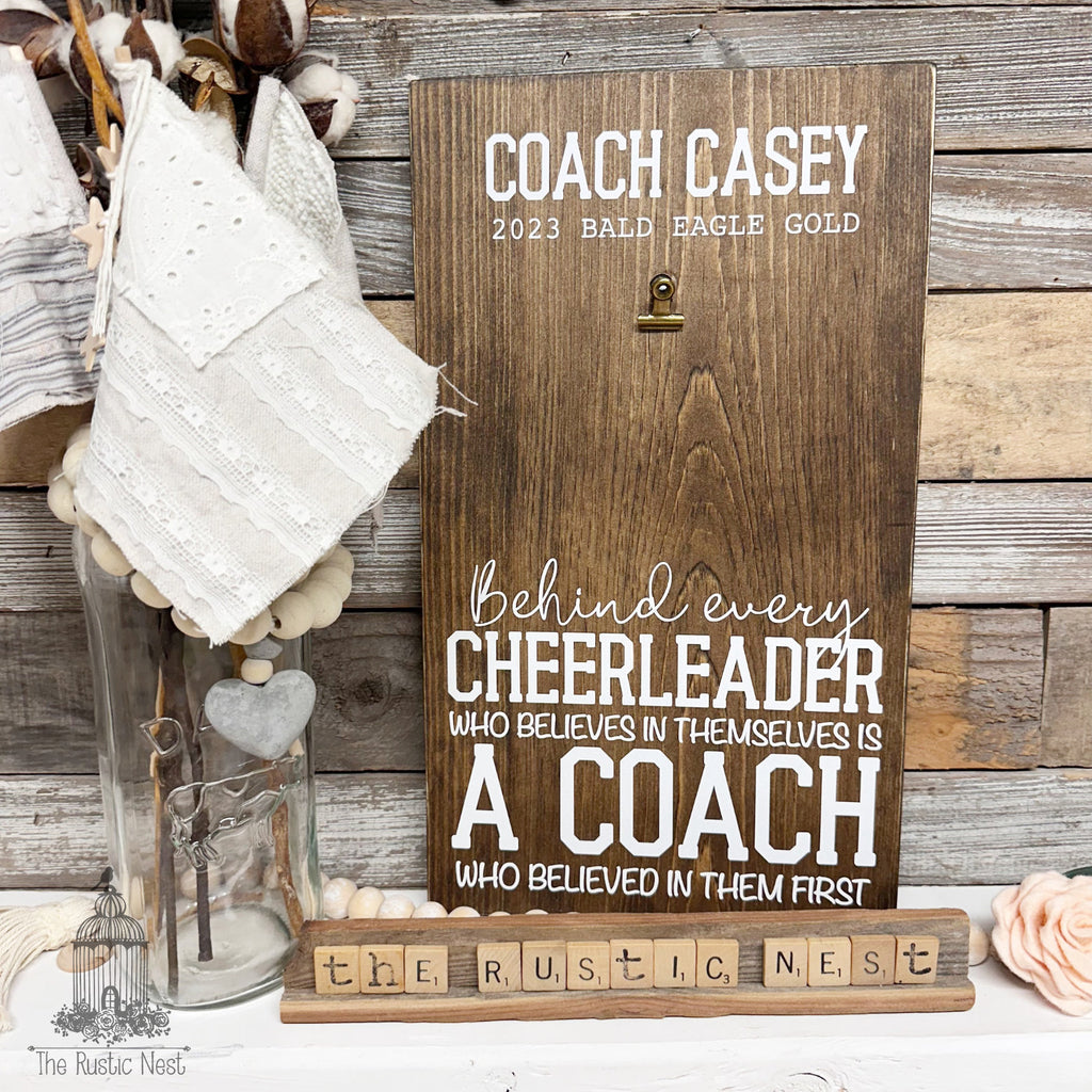 Cheerleader Coach Gift | Cheer Coach Gift | Personalized Cheer Coach Gift | Cheerleader Gift | Coach Gift | Coach Picture Frame