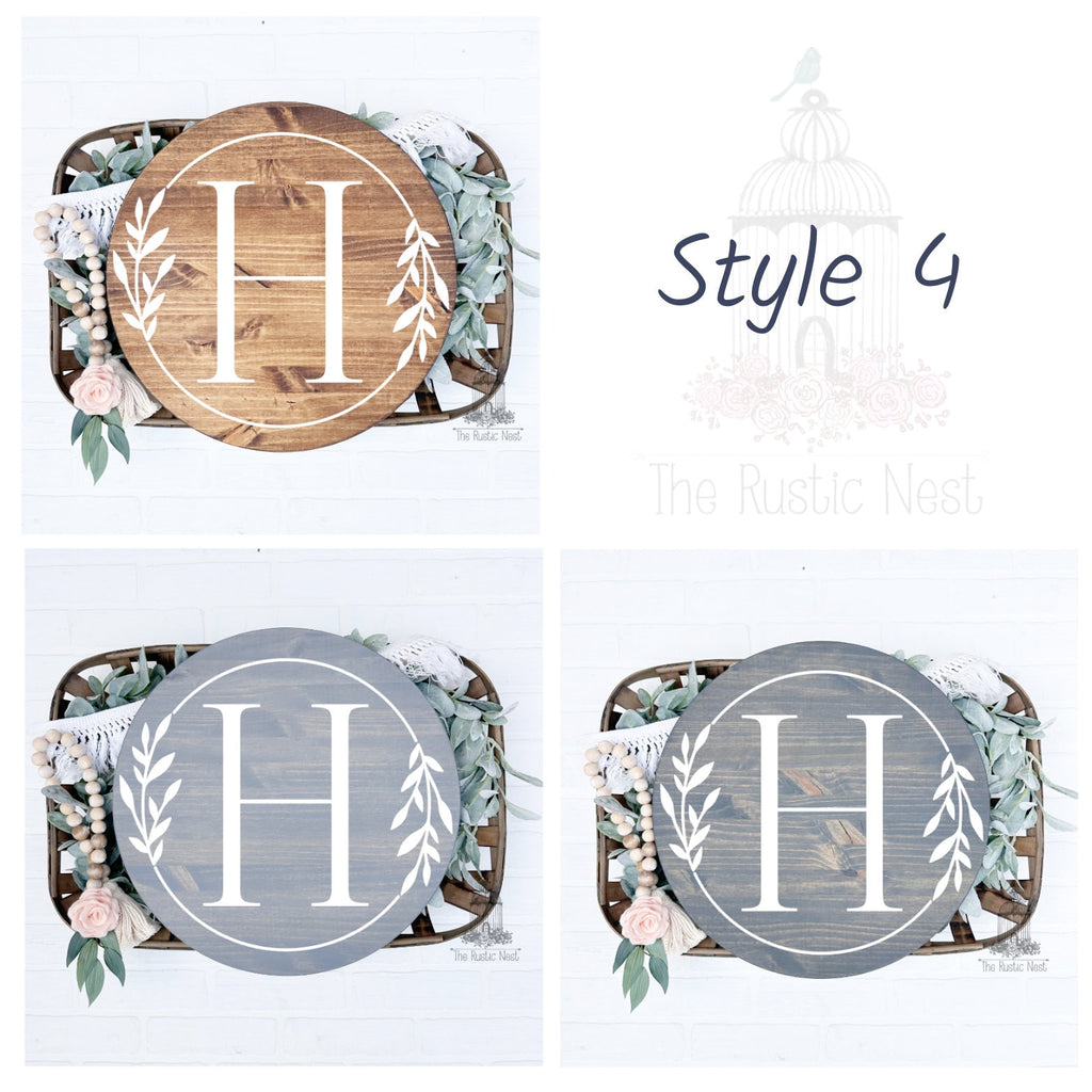 Personalized Monogram Name Sign | Family Name Sign | Couple Gift | Wedding Gift | Newlywed Gift | Bridal Shower Gift | Monogram Sign