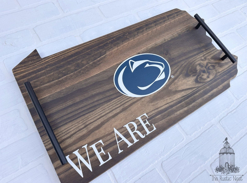 Pennsylvania Sign | Penn State Tray | We Are Sign | Nittany Lions Sign | PSU | WE ARE | Penn State Logo Sign | Penn State Nittany Lions