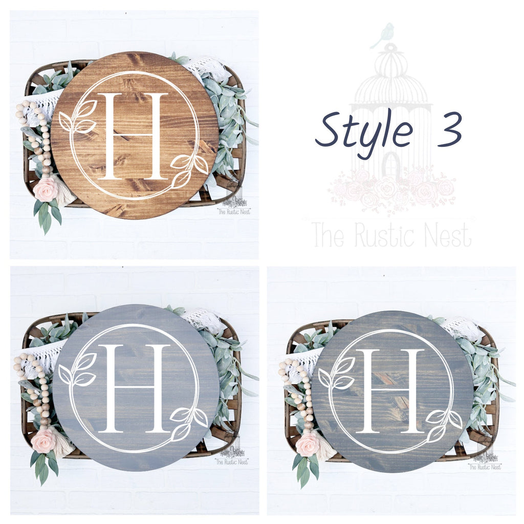 Personalized Monogram Serving Tray | Family Name Tray | Couple Gift | Wedding Gift | Newlywed Gift | Bridal Shower Gift | Monogram Sign