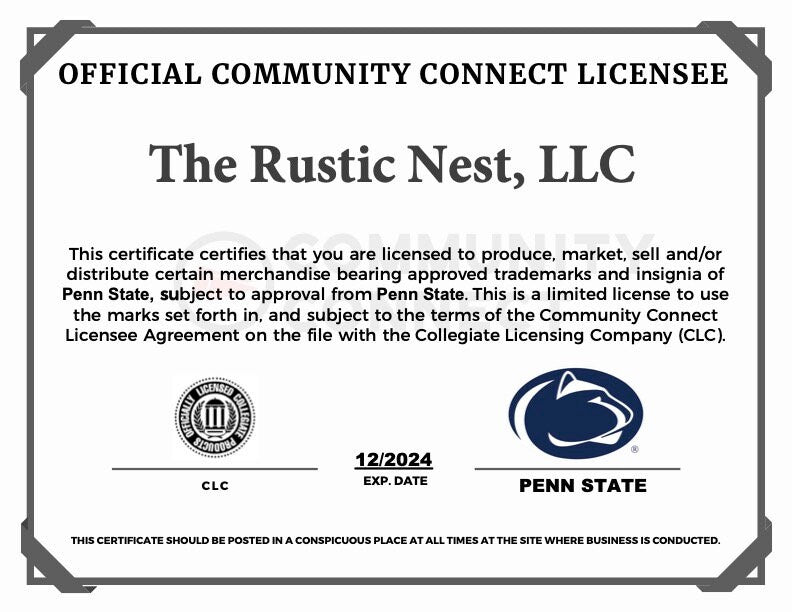 Welcome Penn State Door Hanger | Penn State Sign | We Are Sign | Penn State Football | Nittany Lions Sign | PSU | Penn State Merch | WE ARE