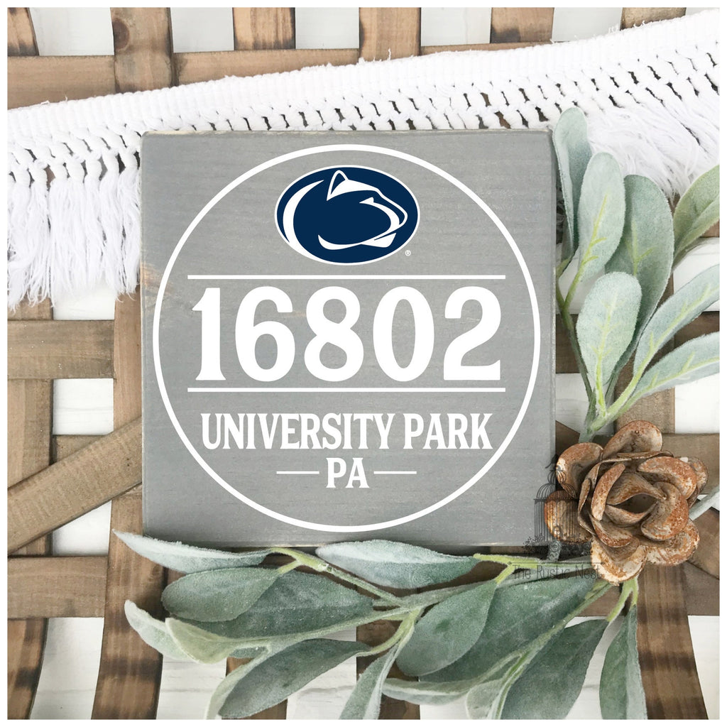 Penn State Zip Code Sign | We Are Sign | Nittany Lions Sign | PSU | PA Sign | PSU Logo Sign | Penn State Nittany Lions | Happy Valley Sign