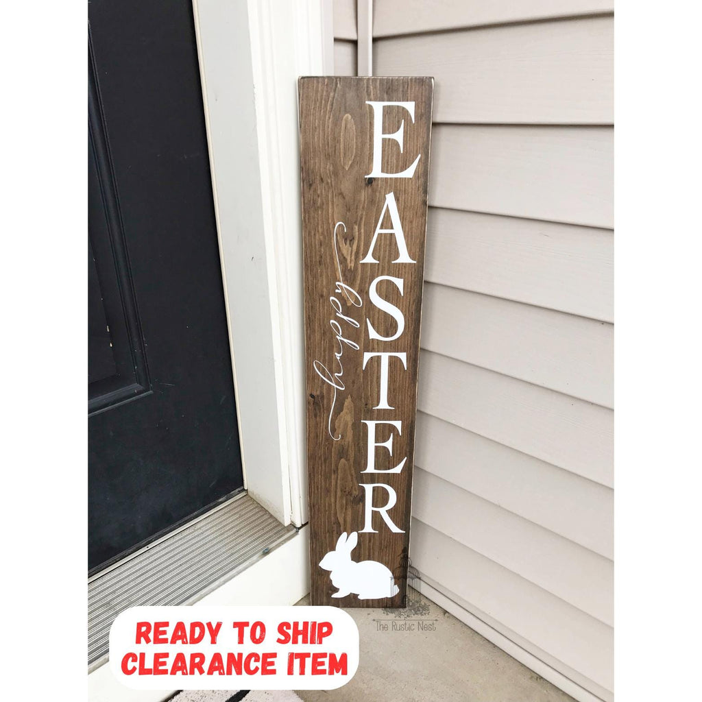 Happy Easter Porch Sign | Spring Sign | Easter Decor | Happy Easter Sign | Easter Porch Sign | Wooden Easter Sign | Easter Bunny Sign