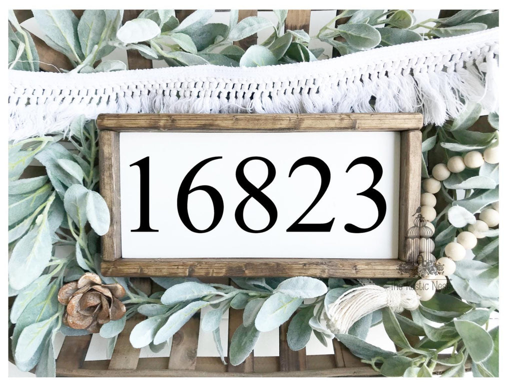 Zip Code Sign | Custom Zip Code Sign | Personalized Gift | Hometown Gift | Personalized Location Sign | Custom Location Sign (13.5" x 6.5")