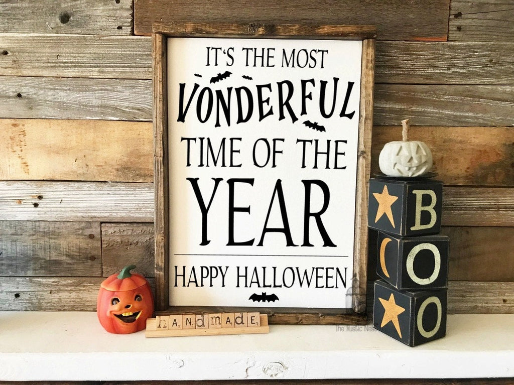 It's the most Vonderful time of the year | Halloween Sign | Halloween Decor | Happy Halloween Sign