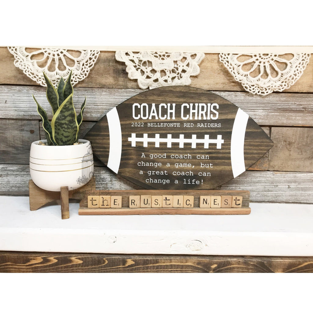 Football Coach Gift | End of Season Coach Gift | Best Coach Gift | Coach Appreciation Gift | Coach Thank you Gift | Personalized Coach Gift