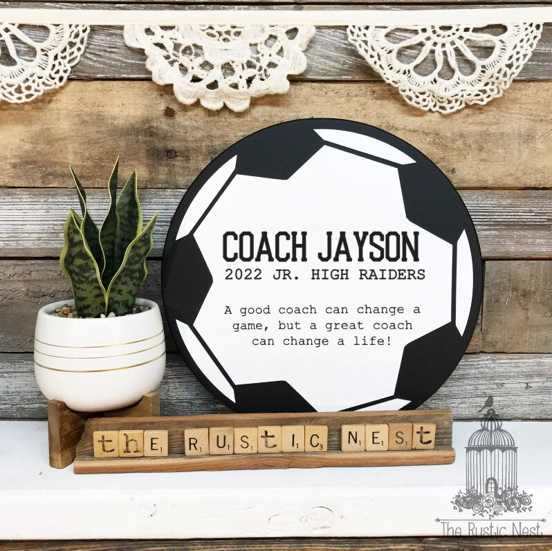 Soccer Coach Gift | End of Season Coach Gift | Best Coach Gift | Coach Appreciation Gift | Coach Thank you Gift | Personalized Coach Gift